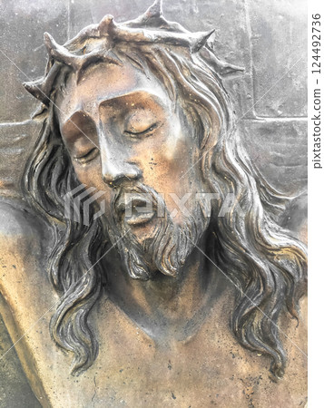 Jesus bronze statue Jesus bronze statue 124492736