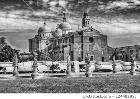 Abbey of Santa Giustina, Prato della Valle square, Padua, Italy Abbey of Santa Giustina, Prato della Valle square, Padua, Italy 124492953