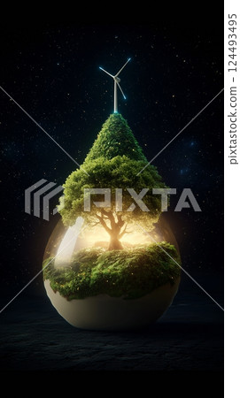 Eco-Friendly Dreamscape Eco-Friendly Dreamscape 124493495