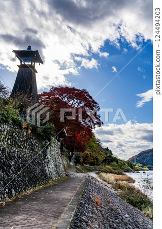 A view of Kawaminato Lighthouse 124494203