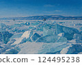 Lake Baikal in winter | Frozen land and blue world 124495238