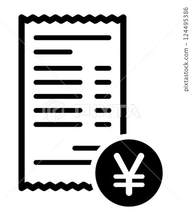 Receipts and money 124495386