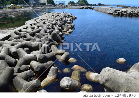 Coastal wave-dissipating block 124495976