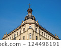 Eclectic Historic Building with Baroque Dome in Riga 124496191