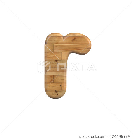 Wood letter R - Lower-case 3d pine font - Suitable for Decoration, nature or wood related subjects Wood letter R - Lower-case 3d pine font - Suitable for Decoration, nature or wood related subjects 124496559