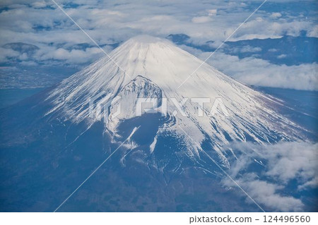 Mt. Fuji from the plane 124496560