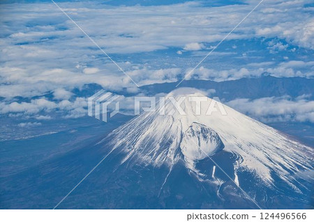 Mt. Fuji from the plane 124496566