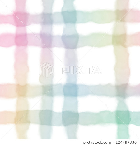 Rainbow Plaid Gingham Check Hand Drawn Background Pattern Overlay Rainbow Plaid Gingham Check Hand Drawn Background Pattern Overlay 124497336