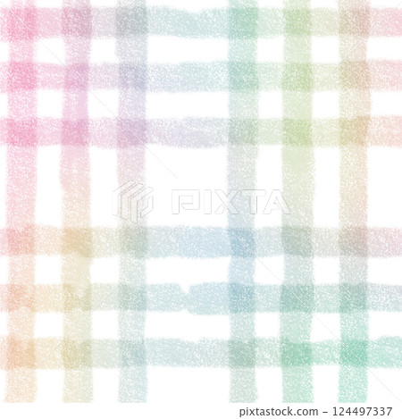 Rainbow Plaid Gingham Check Hand Drawn Background Pattern Overlay Rainbow Plaid Gingham Check Hand Drawn Background Pattern Overlay 124497337