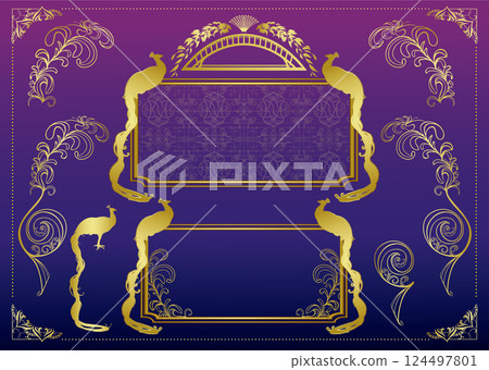 東方孔雀框架 東方孔雀框架 124497801