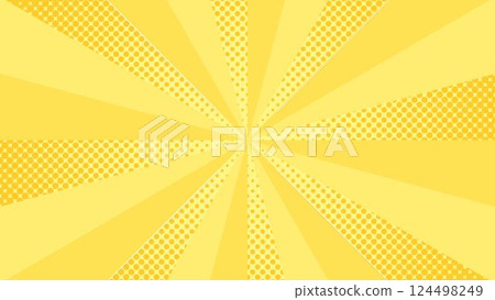 圓點旭日背景、星爆、射線、集中線 124498249