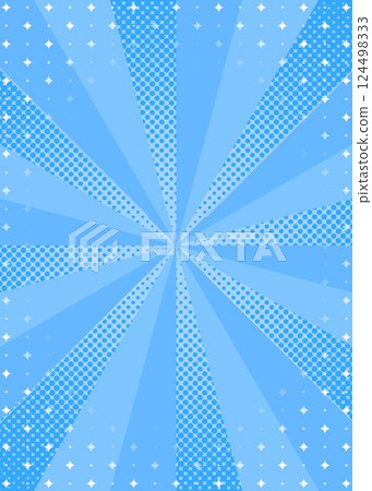 Sunburst background with dots, light effect, starburst, rays, concentrated lines, portrait orientation 124498333