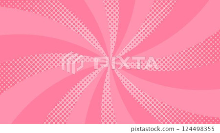 Curved sunburst, starburst, light rays, concentrated lines, background material with dotted patterns Curved sunburst, starburst, light rays, concentrated lines, background material with dotted patterns 124498355