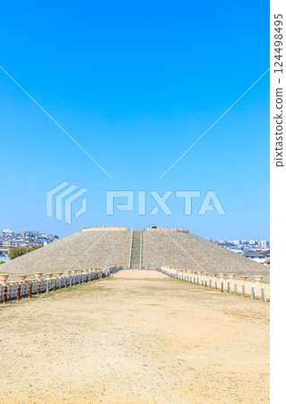 Spring at Goshikizuka Tomb, Kobe City, Hyogo Prefecture 124498495