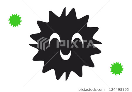 Virus illustration Virus illustration 124498595