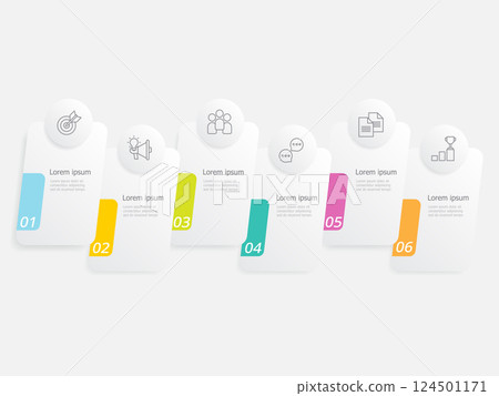 business steps timeline infographics element for background, presentation, report business steps timeline infographics element for background, presentation, report 124501171