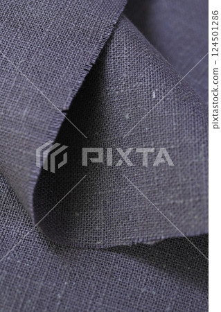 dark beige hemp viscose natural fabric cloth color; sackcloth rough texture of textile fashion 124501286