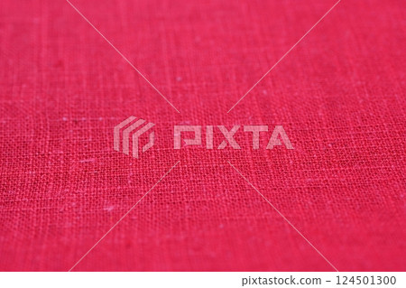 red hemp viscose natural fabric cloth color, sackcloth rough texture of textile fashion 124501300