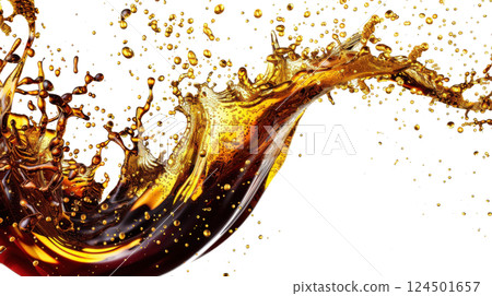 Isolated Soy Sauce 124501657