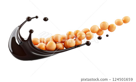 Soy Sauce Drip  124501659