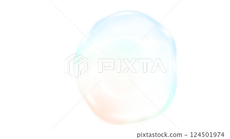 Bubble sphere, gel-like, transparent PNG, blue light blue soap bubble material illustration background, water bubble, circular 124501974