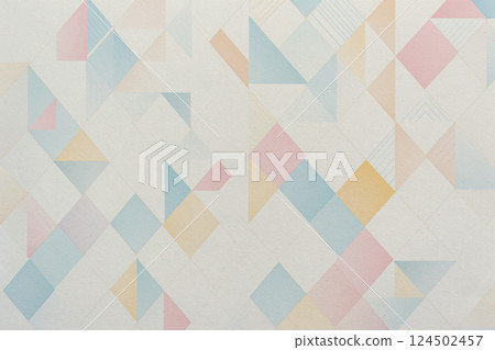 Pastel geometric gentle abstract background 124502457