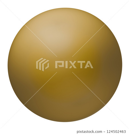3DCG gold material 124502463