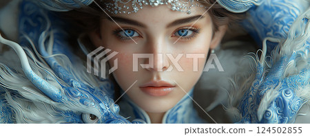 龍鎧甲的美女 124502855