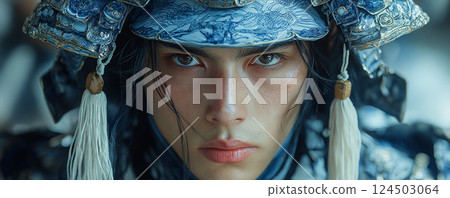 身披龍鎧甲的男人 124503064