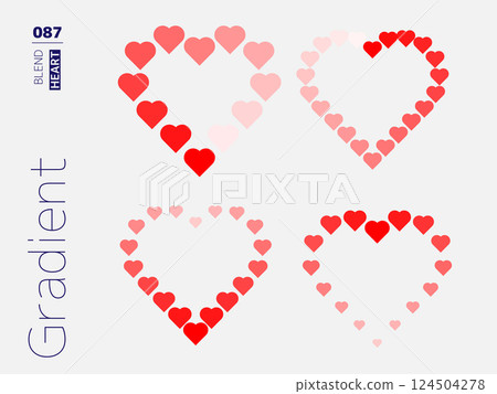 Set of gradient blend styles 087 124504278