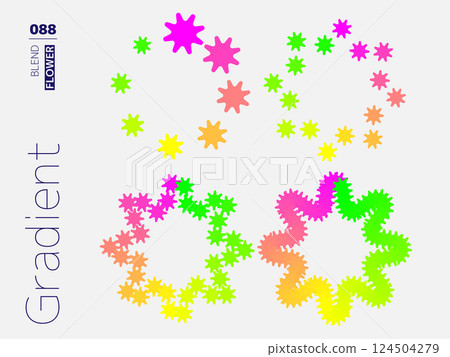 Set of gradient blend styles 088 Set of gradient blend styles 088 124504279