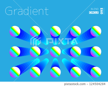 Set of gradient blend styles 093 124504284