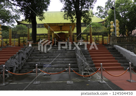 Vietnam, Hanoi, King's Throne in the Imperial City. of Than Long. 124504450