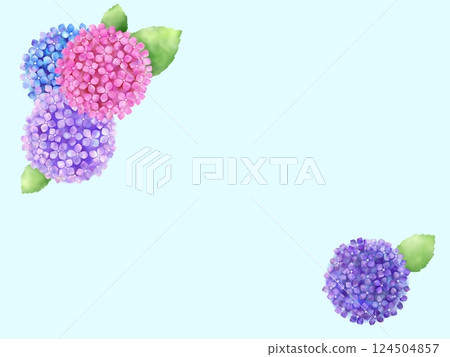 Hydrangea Background I-2 Hydrangea Background I-2 124504857