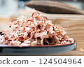 Dried bonito flakes, stock 124504964