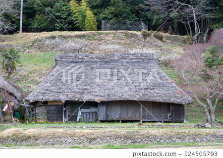 Beautiful rural scenery of Hattoji Furusatomura Village in Bizen City, Okayama Prefecture, Japan Beautiful rural scenery of Hattoji Furusatomura Village in Bizen City, Okayama Prefecture, Japan 124505793