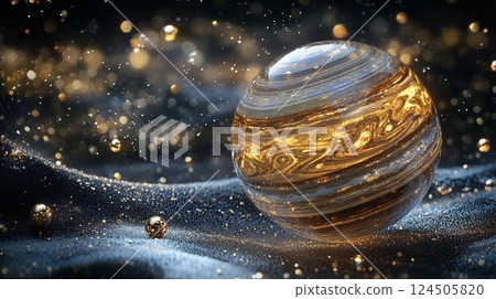 閃耀木星裝飾 AI 圖像 124505820