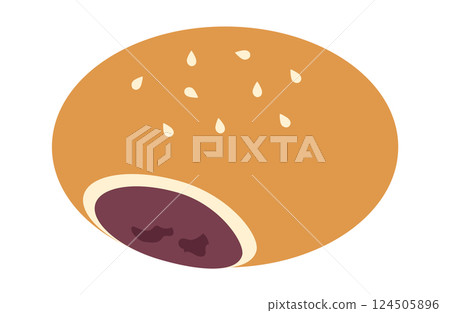 豆沙包子的插圖 124505896