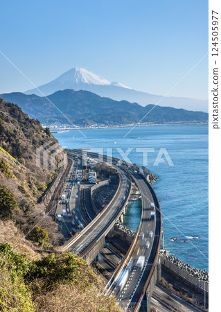 View of Mt. Fuji from Satta Pass 124505977