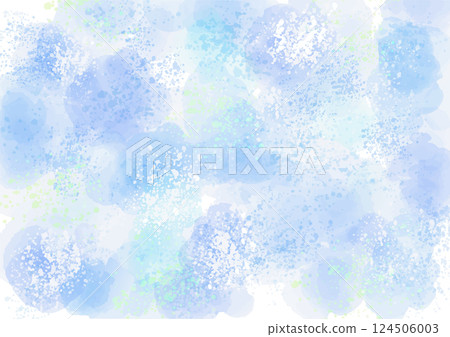 水彩，涼水紋，背景，藍色 2 124506003