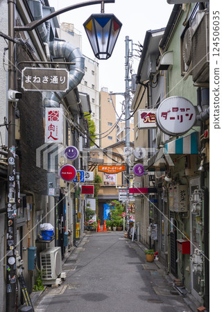 [Vertical photo] Shinjuku Golden Gai Maneki Street 124506035