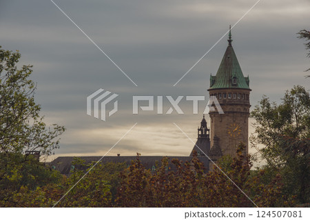 Luxembourg's World Heritage cityscape and beautiful scenery 124507081