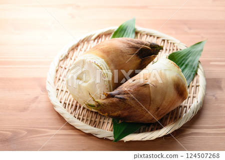 The bamboo shoots that my grandmother picked this morning 124507268