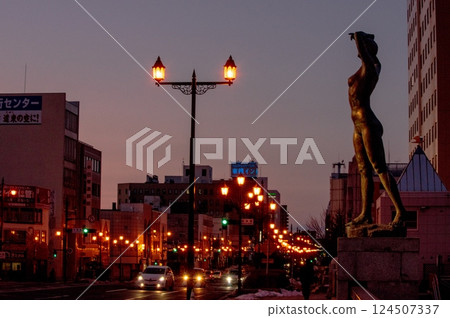 Scenery in the city of Kushiro Scenery in the city of Kushiro 124507337