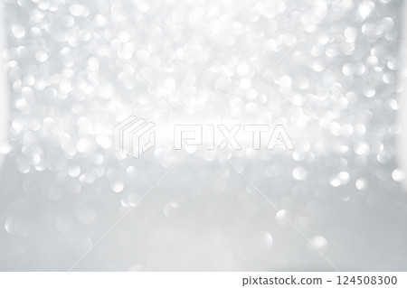 Silver abstract shiny background. Blurred background texture. 124508300