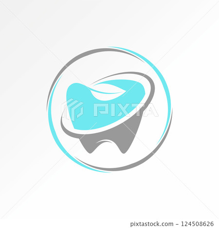 Logo design graphic concept creative premium vector stock image top sell dental medical tooth leaf nature smile cut swoosh icon teeth whitening bright Logo design graphic concept creative premium vector stock image top sell dental medical tooth leaf nature smile cut swoosh icon teeth whitening bright 124508626