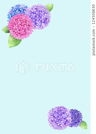 繡球花背景 L-2 124508630