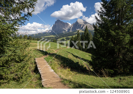 South Titol, Dolomite Alps, Italy, Europe 124508901
