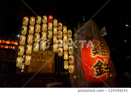 祇園祭、宵山上的鳥帆 祇園祭、宵山上的鳥帆 124509241