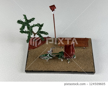 製作流動銷售車的塑膠模型 124509605